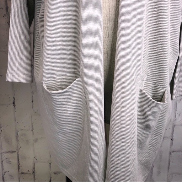 Donni Ribbed sandwash open cardigan OS - Picture 4 of 11